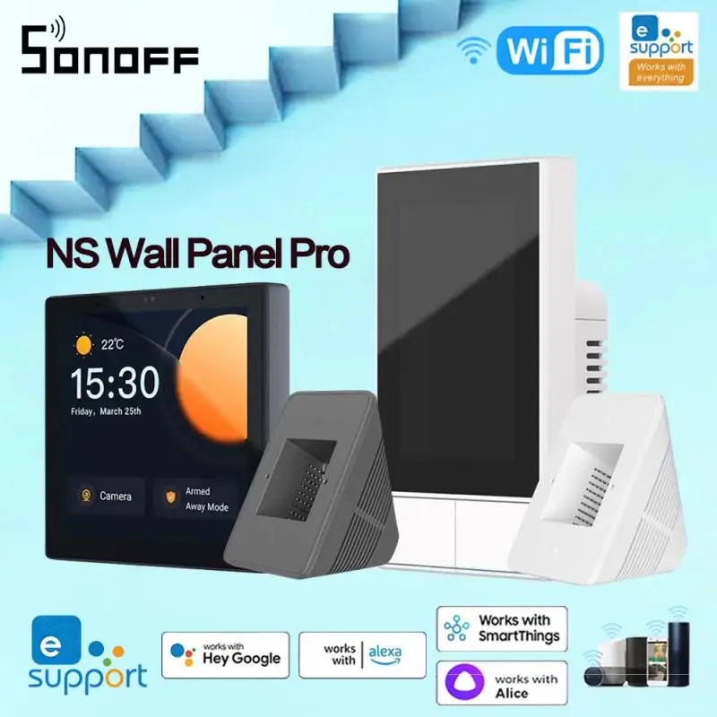 

SONOFF NSPanel Pro Smart Home Control Panel Smart Thermostst Power Consumption DIY Switch Module Supports All Sonoff Devices