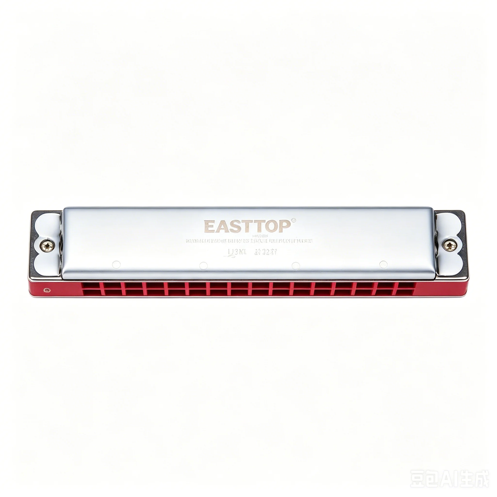 EASTTOP 24 Hole Single-tone Tremolo Harmonica Monotonic T24 ABS Resin Comb Mouth Organ for Beginner Students Adults Performance