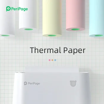 Papier thermique étiquette papier autocollant PeriPage 56x30 77x30mm pour poche thermique Mini imprimante sans fil A9/A6 pour Photos Notes