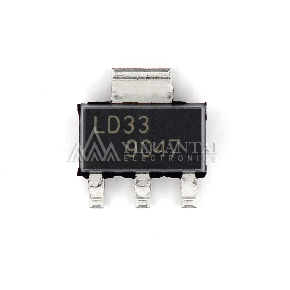 50PCS/LOT   New Original  LD1117S33CTR  LD33   LM317EMPX  N01A     LM317K     NDT2955  2955   SOT223