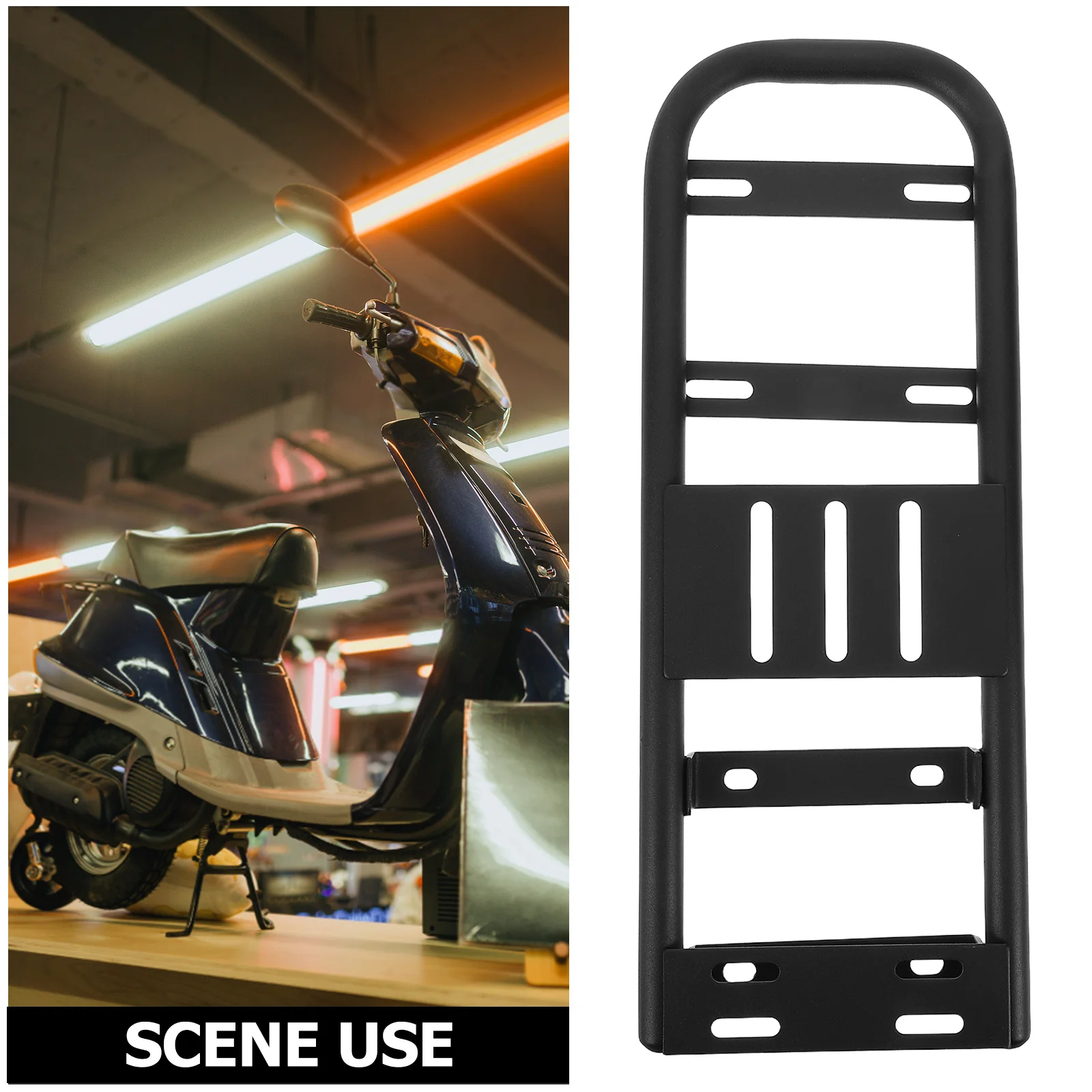 Bagażnik tylny do roweru elektrycznego, wytrzymały, powiększony, stabilne wsparcie ładunku, szybki montaż, odłączany bagażnik motocyklowy.