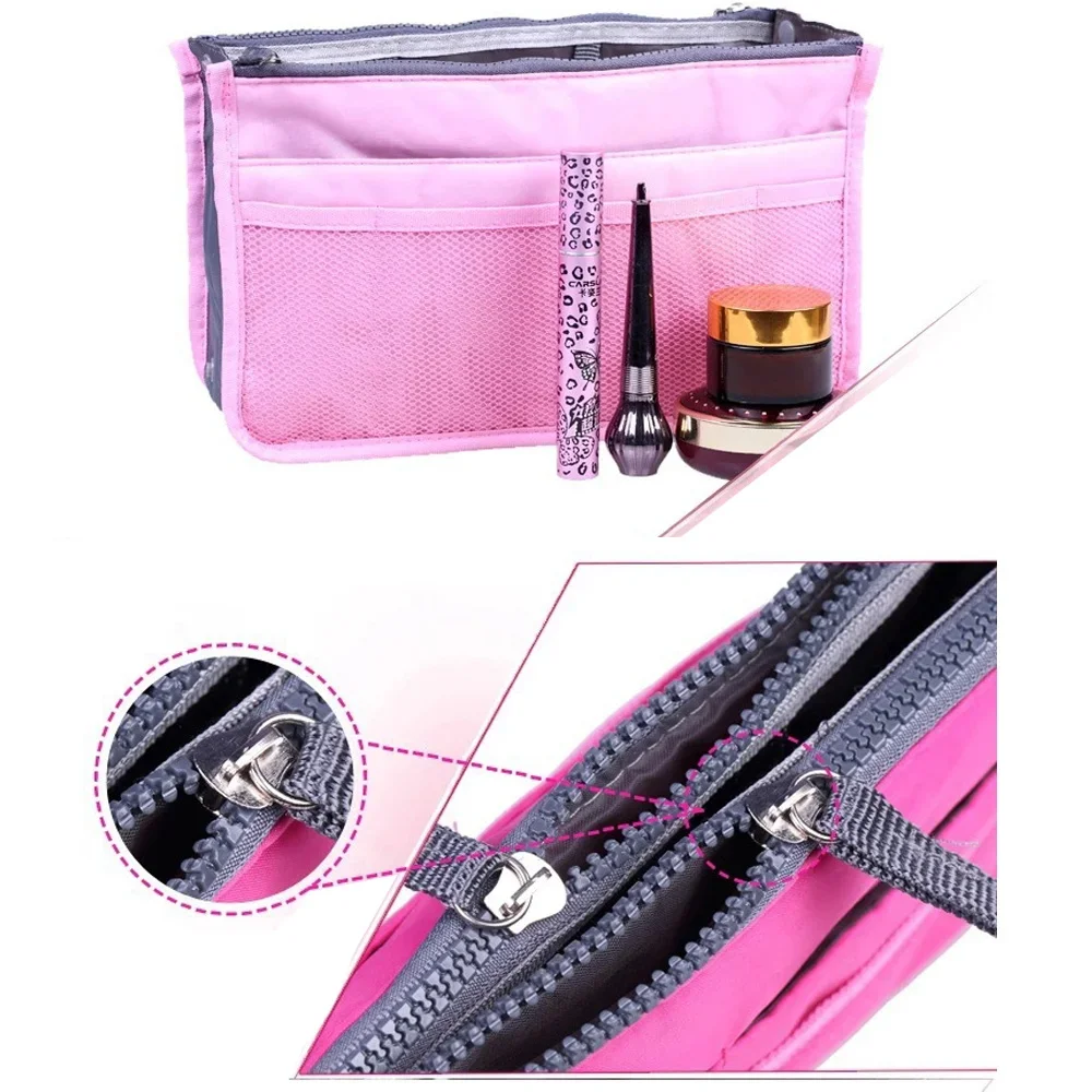 Organizer-Einsatztasche, Reise-Einkaufstüten, Handtaschen, großes Liner, Damen-Make-up-Aufbewahrungspakete, neue Damen-Kosmetiktasche, Paket für Zuhause/Auto