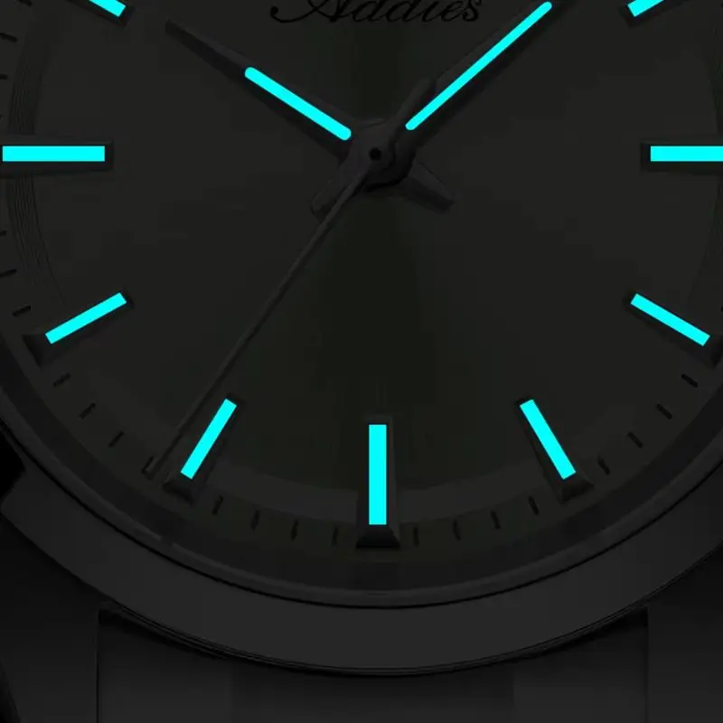 ADDIES 2026 Luxury Woman Watch 31mm Sapphire Crystal Japan Quartz Super Luminous 50m Waterproof Business Steel Watch for Woman