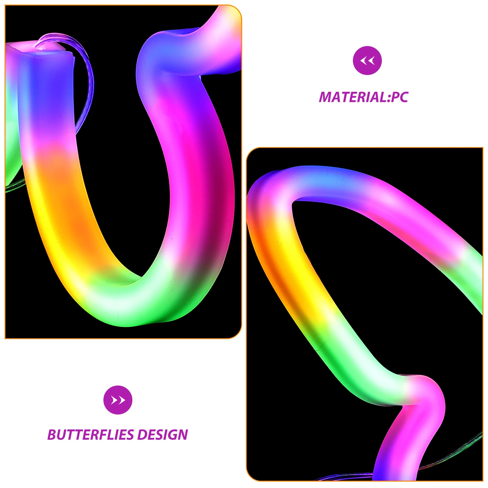 

Cute Butterfly Neon Sign USB LED Lamp Charming Wall Decoration for Girls Teen Room and Birthday Parties