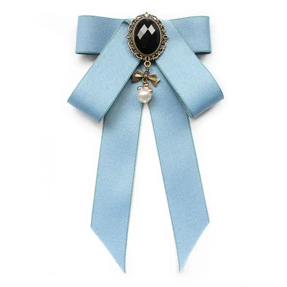 Fashion Alloy Bow Tie Rhinestone Jewelry Accessories Crystal Rhinestone Bowtie Neck Decoration Necktie Shirt Collar Pin