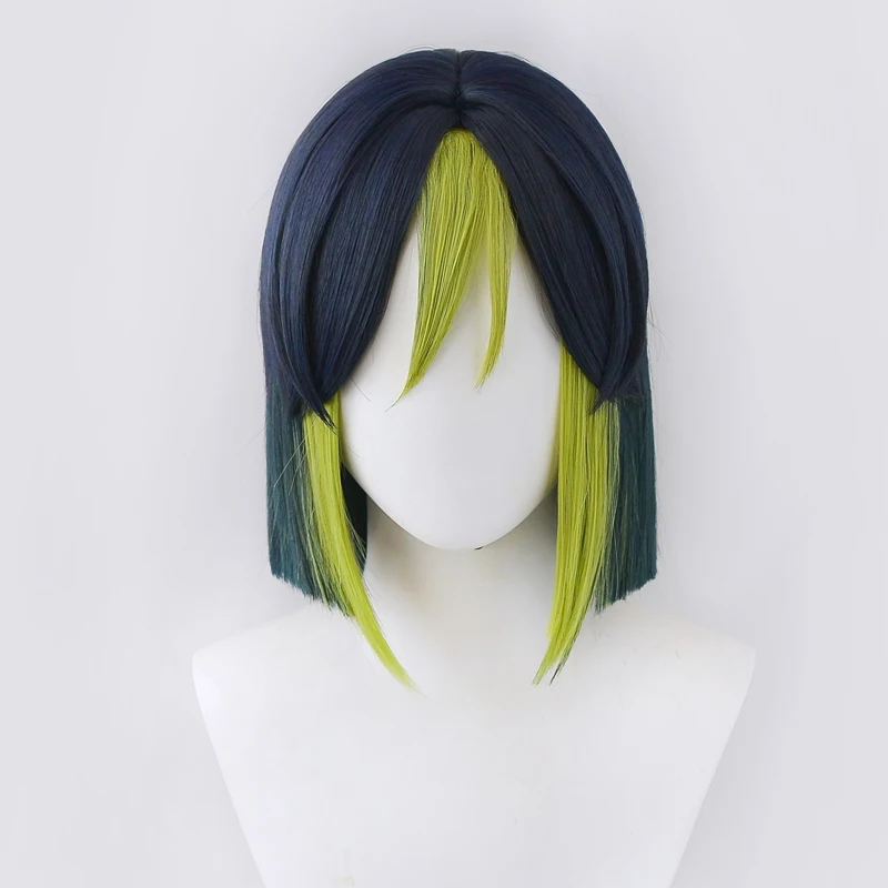 

Tighnari Cosplay Wig Game Genshin Impact Sumeru Tighnari Short Halloween Heat Resistant Cosplay Hair + Wig Cap