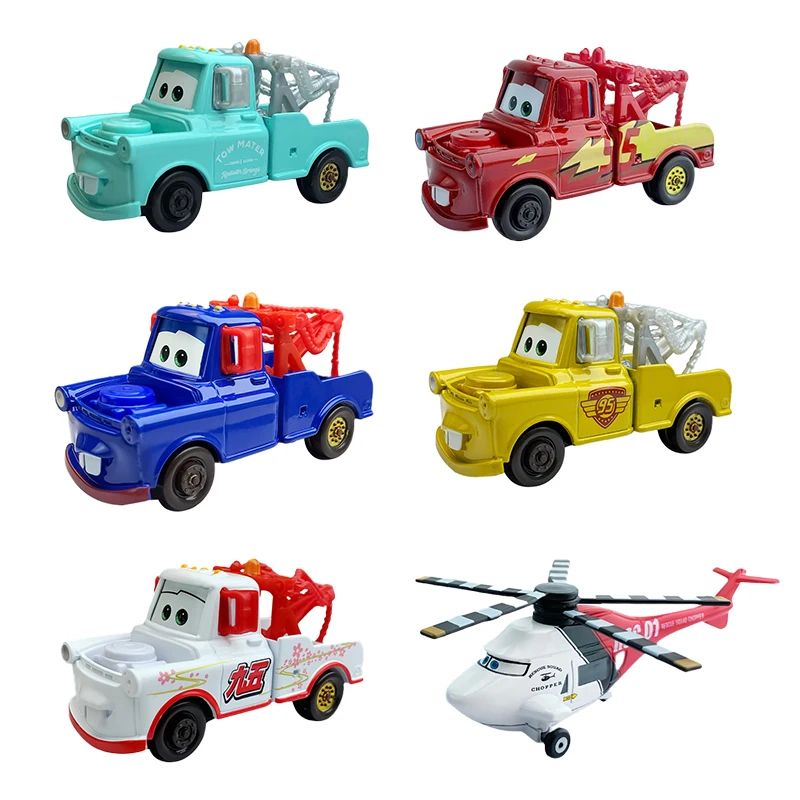 Disney Pixar Cars 2 3 Toy Mater Lightning McQueen Collection mini samll Alloy Metal Model Car Toys collect Vehicles Boy Kids Gif