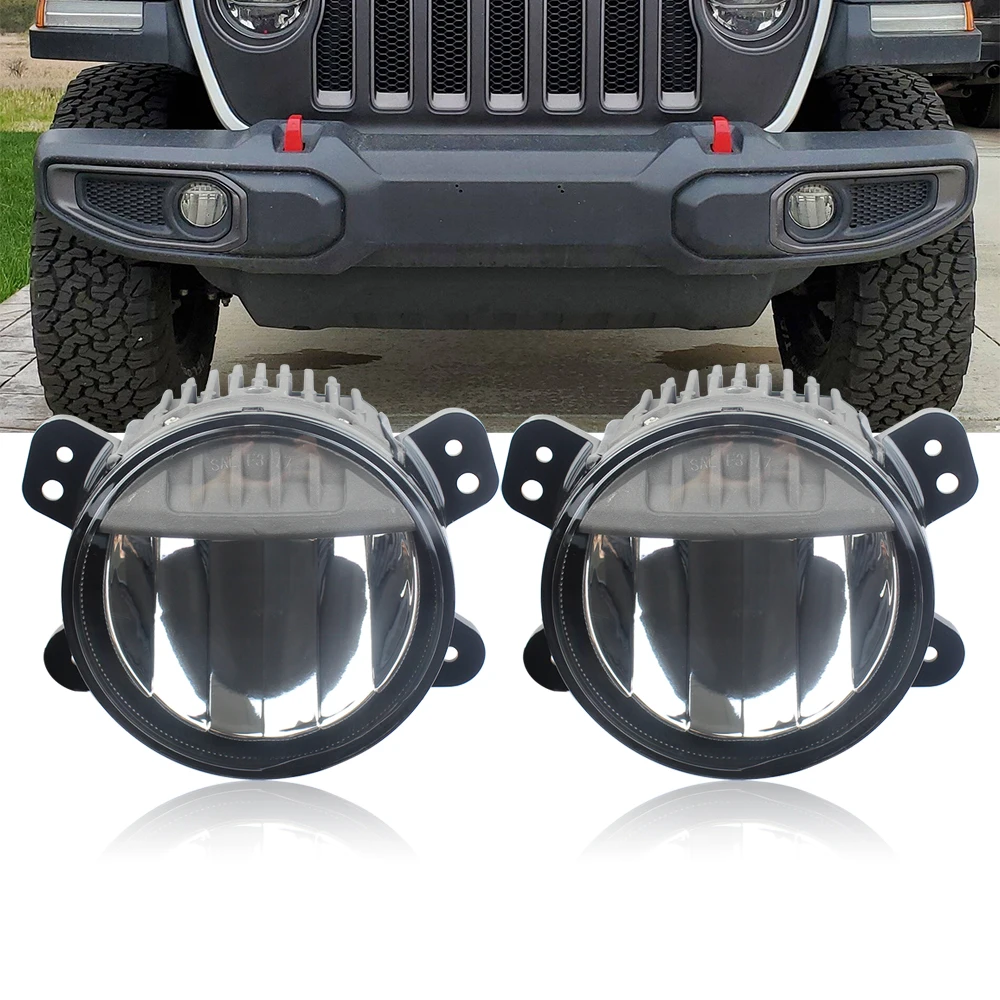 

LED Fog Lights Bumper Lamps for Jeep JL/Gladiator 2018 2019 2020 2021 2022 2023 2024 2025