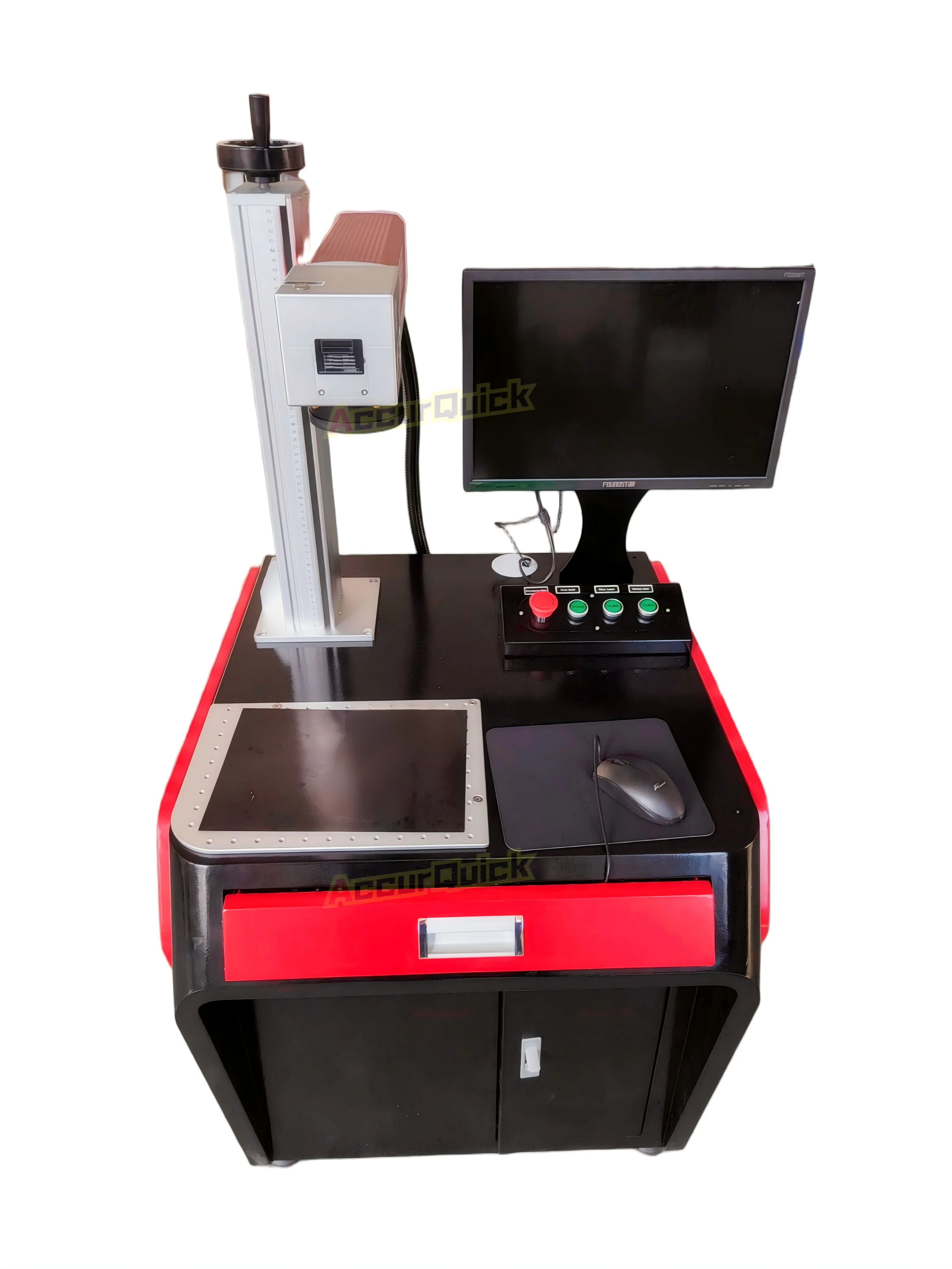 Máquina de marcado láser de fibra de alta calidad de China para láser de fibra de metal y no metálico con Raycus 50W 30W 20W