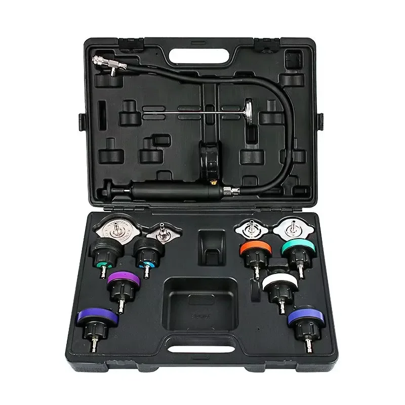 14 pieces Automobile water tank leak Water tank inflating pressure gauge Water tank Cooling system pressing