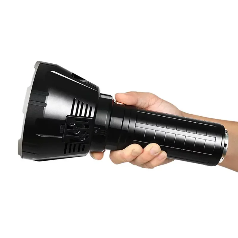 XHP70 Flashlights Rechargeable LED Tactical Flashlight Torch Searchlight Long Range Waterproof High Lumens 100000 1350m