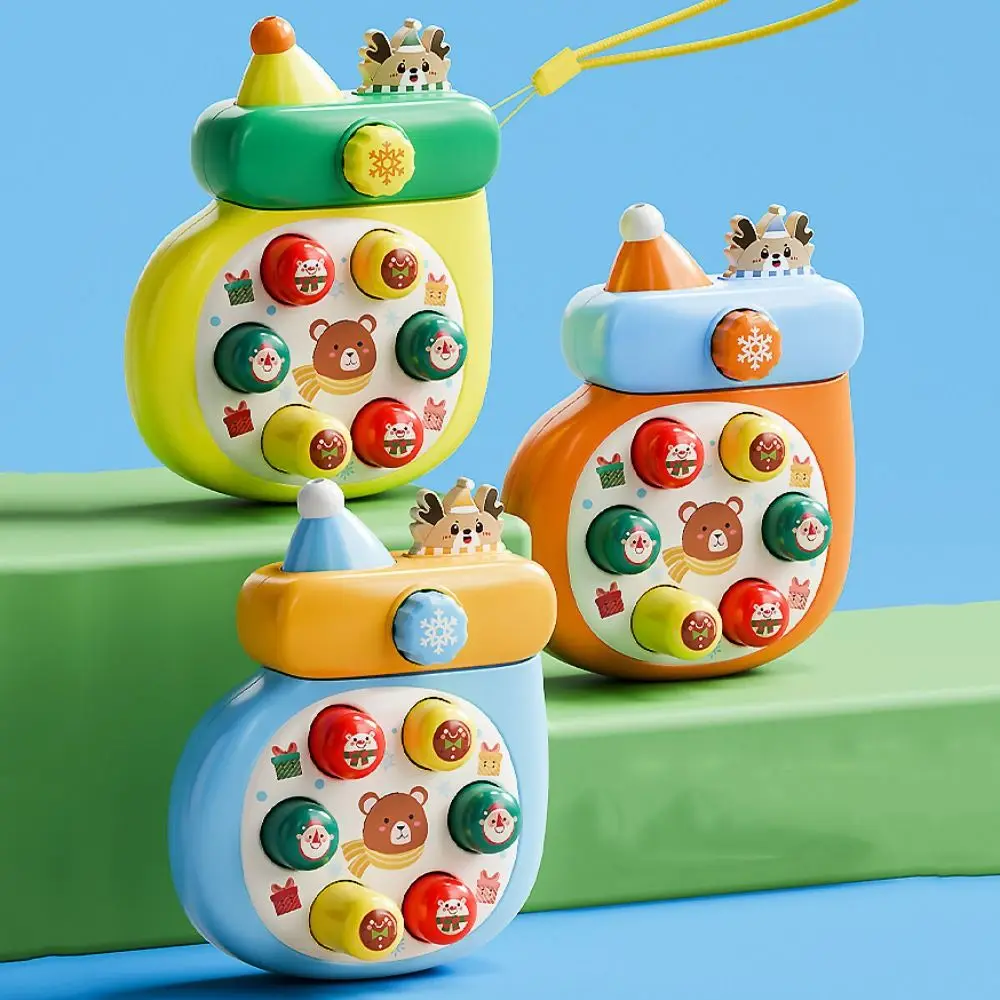 Educational Happy Groundhog Children's Toy Colors Randomized Relaxation Fast Push Game Toy Memory Game Self Care Whack Mole Game