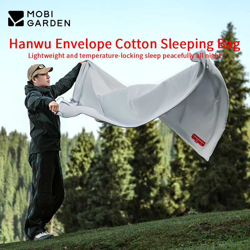 mobi-garden-hanwu-busta-sacco-a-pelo-in-cotone-escursione-da-campeggio-800g-chiusura-termica-leggera-portatile-morbido-cotone-di-seta-imitazione