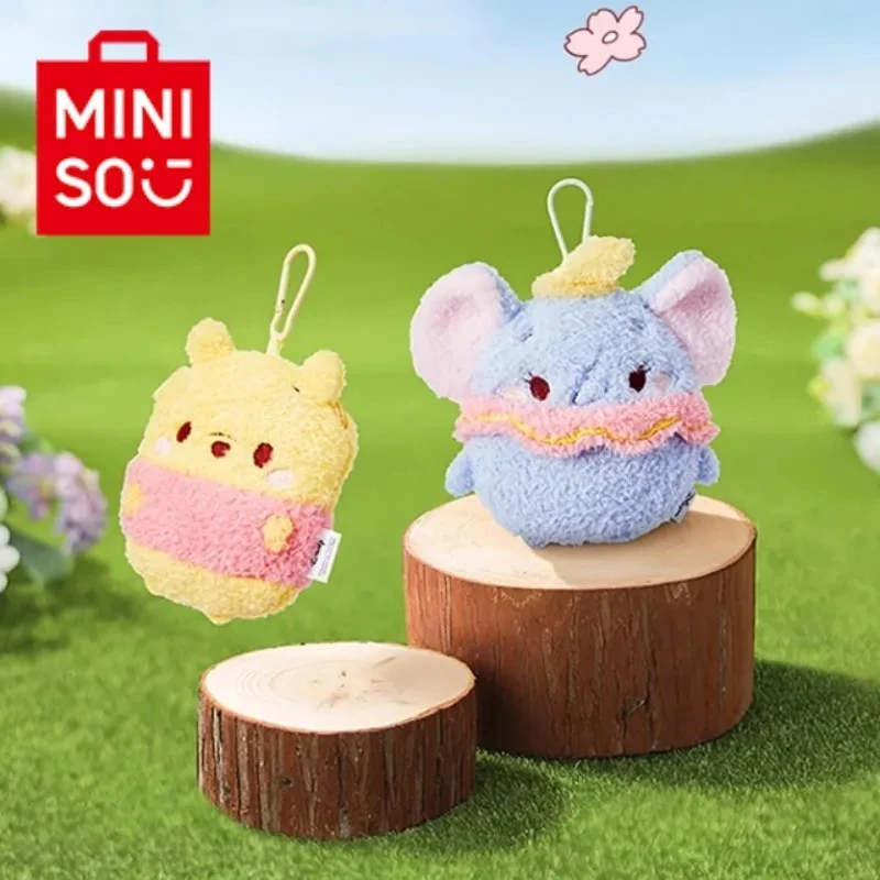 

Подлинные сумки для хранения Miniso Disney Ufufy серии с цветами, Мультяшные плюшевые подвески, милые модные аксессуары и периферийный подарок