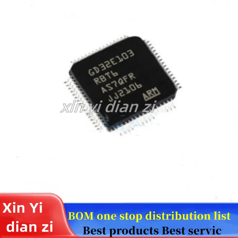 1pcs/lot GD32E103R8T6 GD32E103 QFP ic chips in stock