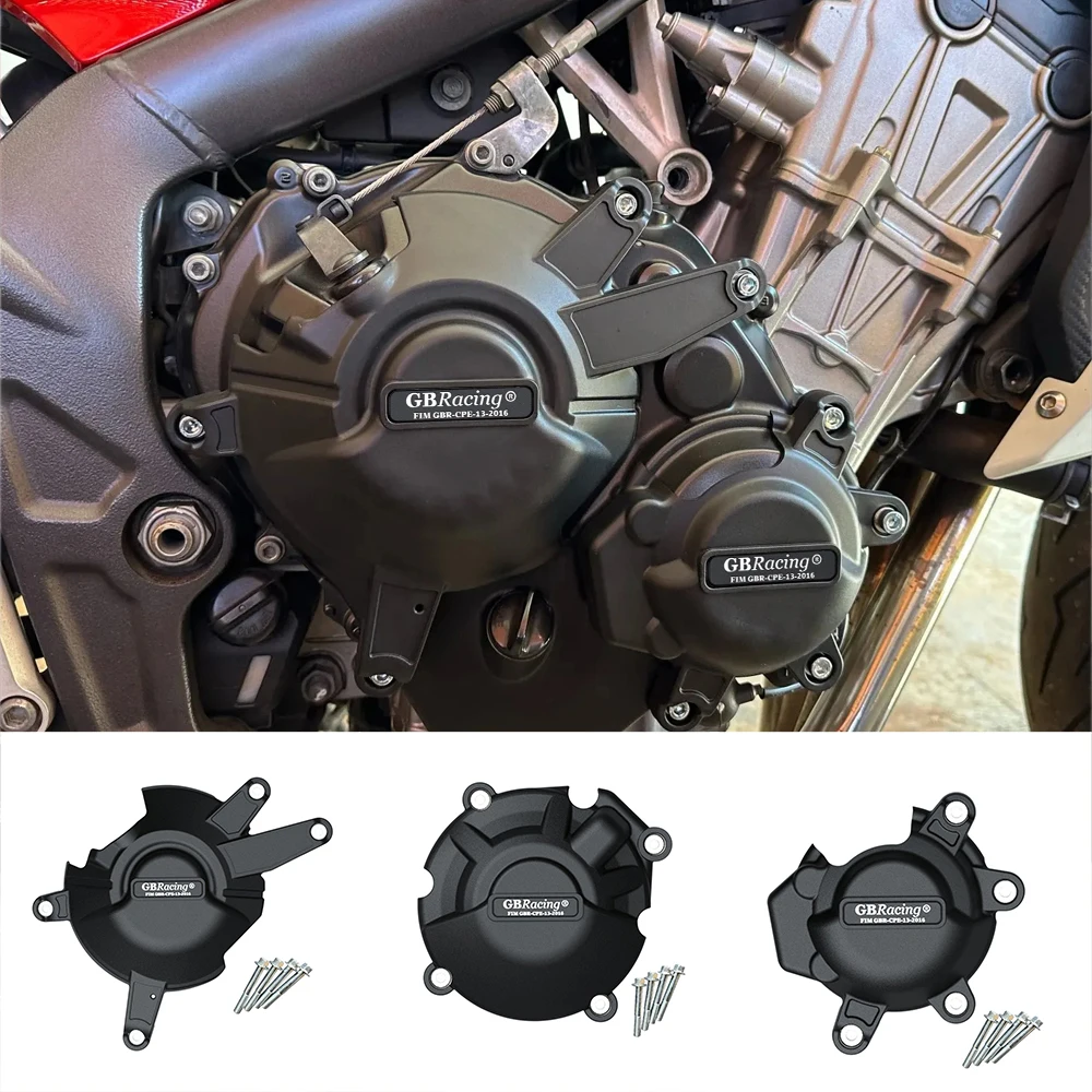 

For Honda CBR650R CB650R GBRacing Engine Cover Protection Motorcycle Case Accessories 2021-2023