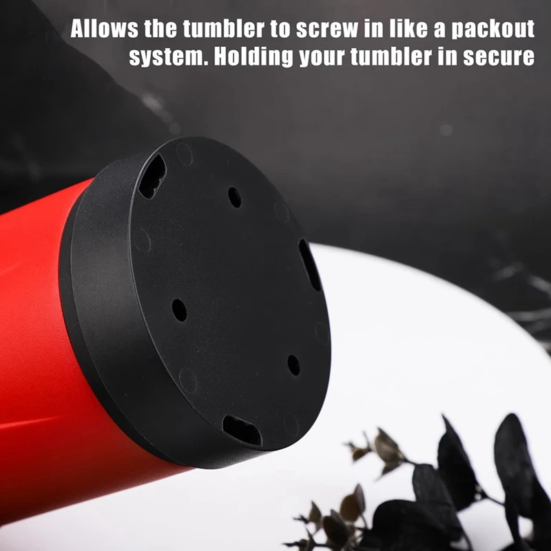 Tumbler Mount For Milwaukee Packout, Cup Holder With Screws Compatible For Milwaukee Packout Cup 20Oz & 30Oz