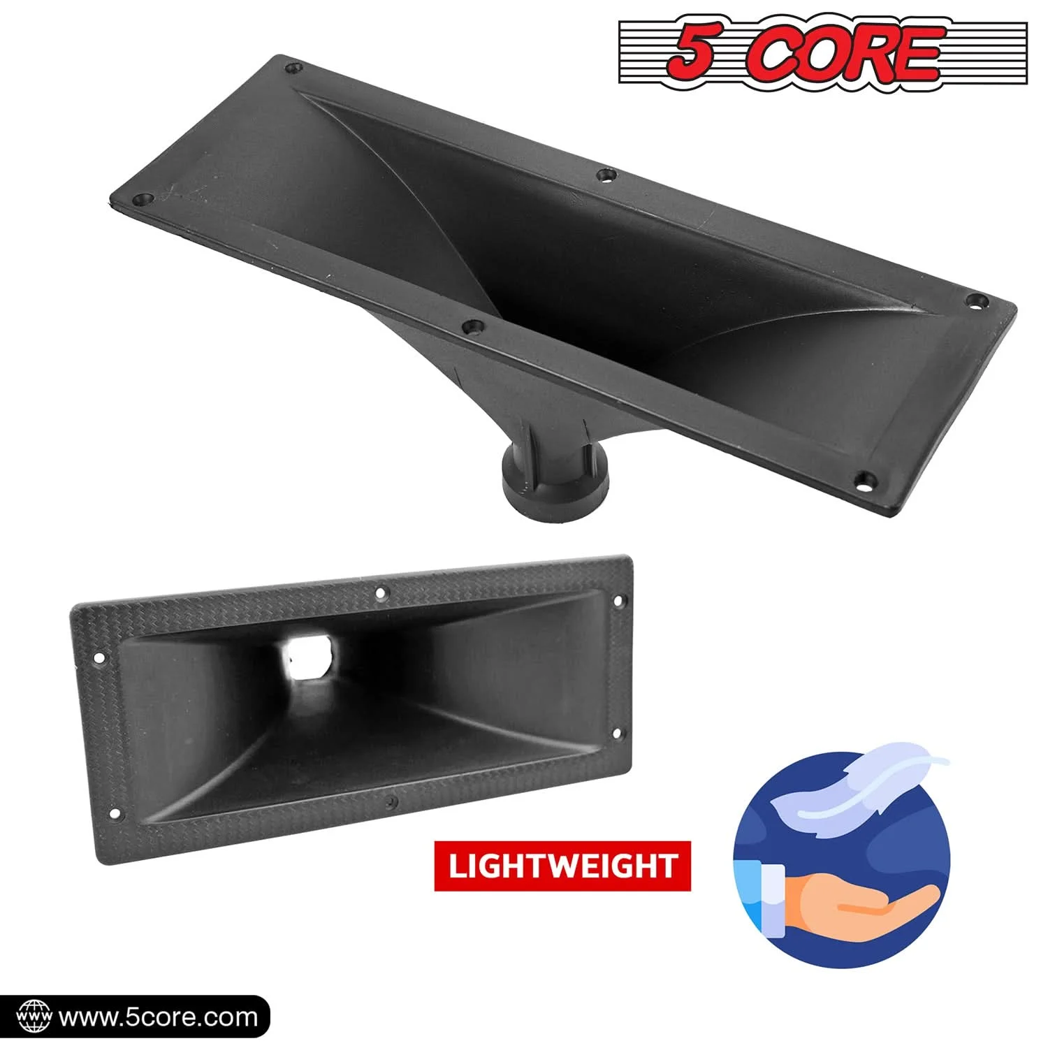 5 sekrup inti pada kompresi Driver Horn Tweeter Throat 4X10 konstruksi tugas berat HISE 4X10 1PC