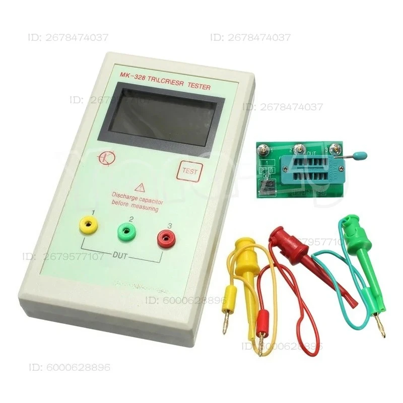 MK328 Portable Handheld Capacitance Resistance Tester Upgrade MK-328 Transistor Tester