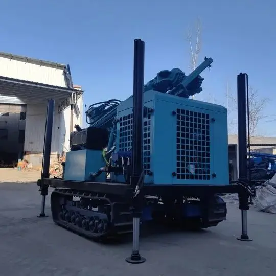 

Customize Mini Hydraulic Water Well Drilling Small Wheel Removable 300m Depth Borehole Water Well Drilling Rig Machine