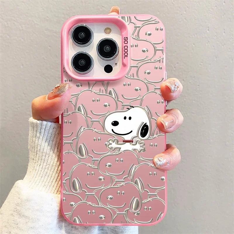 Snoopy Cute Love Case For OPPO Reno 8T 4G 7Z 8Z 5G 5 6 Pro 8 A9 A31 2020 A37 A35 A15 A15S A3X A53 Realme 5 8i 7i 5i 9i 5S C2