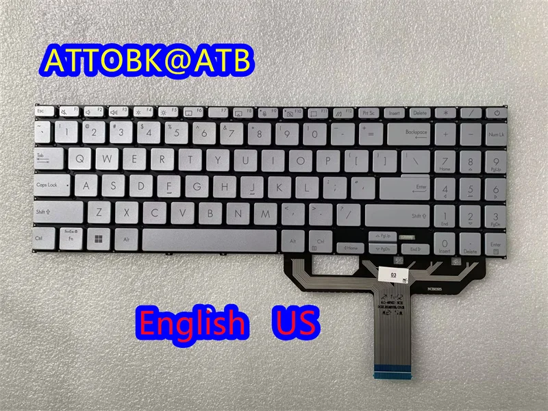 US/RU/SP/LA Laptop Keyboard For ASUS Vivobook 15 X1502 M1502 X1502ZA M1502Z X1502ZA X1603 K6602Z M1503Q 16 X1605 M1605