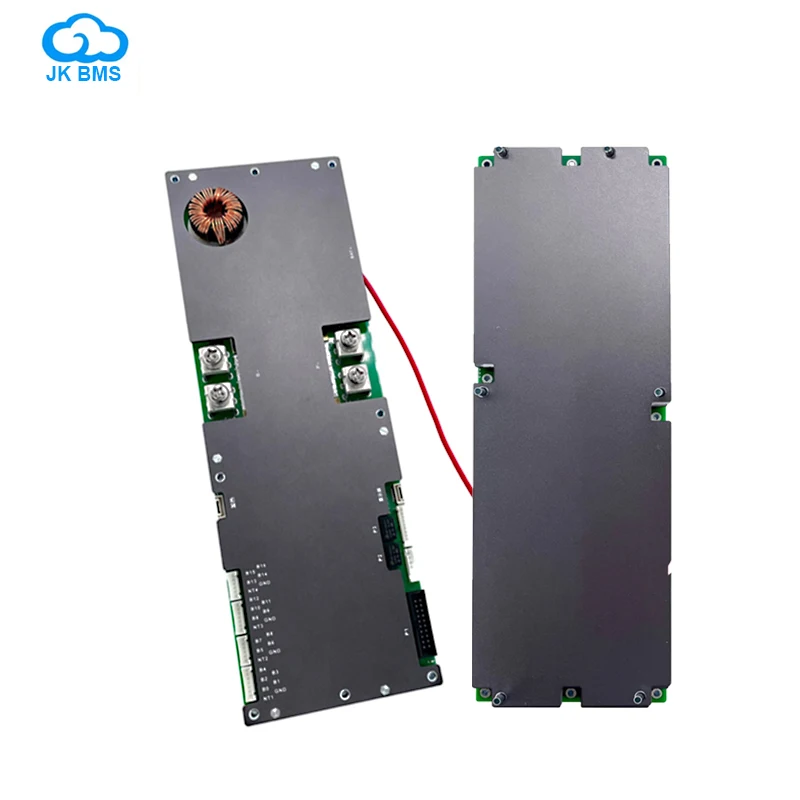 JIKONG ESS BMS 8S 9S 10S 11S 12S 13S 14S 15S 16S العاكس BMS 100A 150A 200A Li-ion LiFePo4 الذكية BMS الشمسية 1A 2A التوازن النشط
