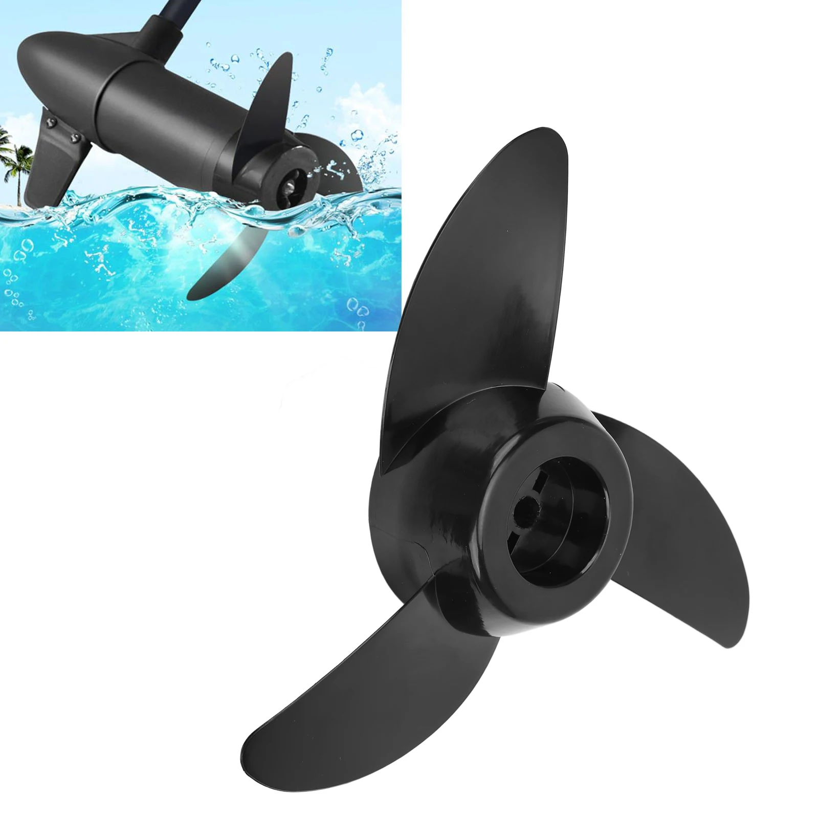 Buitenboordmotor Propeller Elektrische Buitenboordmotor Propeller Kit 3 Blades voor 28lb 36lb 46lb 12 V 24 V Trolling motoren Accessoires