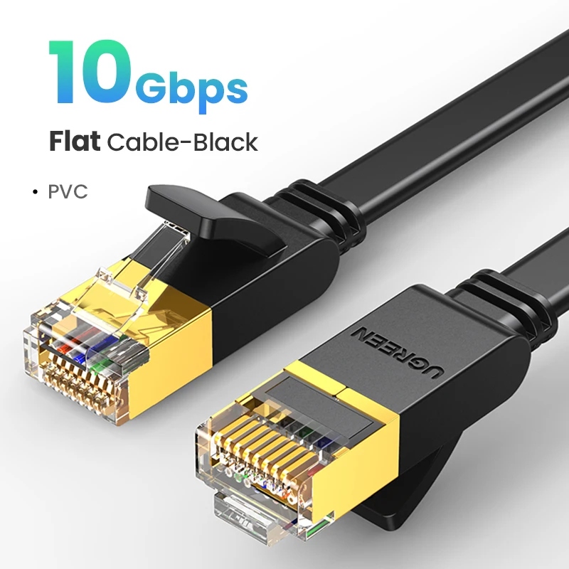 UGREEN Cat 7 Ethernet кабель 10 Гбит/с RJ45 для высокоскоростного интернета — фото товара