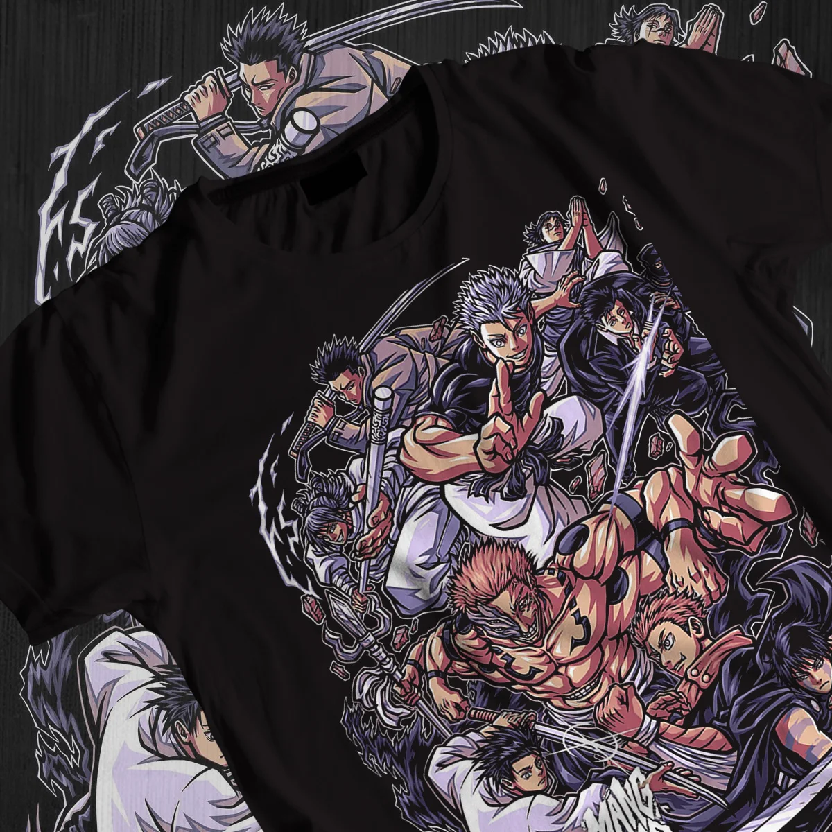 

Comfortable anime graphic t-shirt with bold character designs and soft fabric