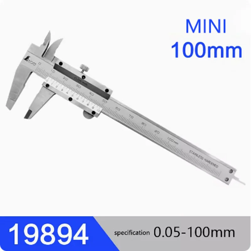 SHINWA Penguin Brand Vernier Four High Precision Stainless Steel Portable Mini Caliper 19892 to 19920 1PCS