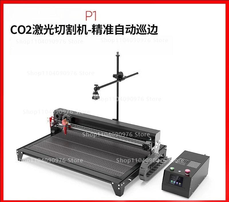 P1 Portable CO2 Laser Cutting Machine Transparent Acrylic Fabric Leather Wood Panel PVC Engraving