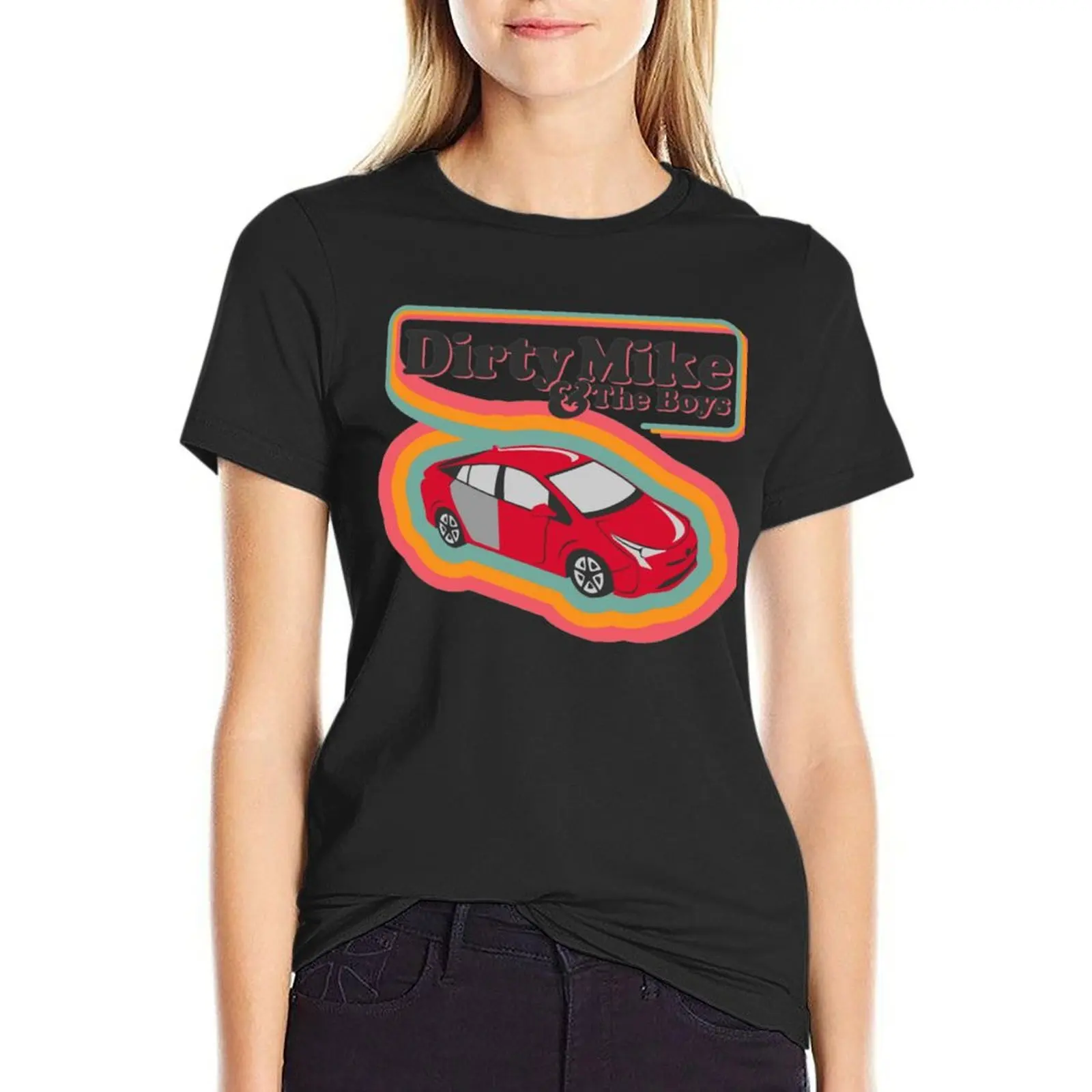 

Dirty Mike and the Boys T-Shirt korean fashion summer tops anime clothes t-shirts for Women loose fit
