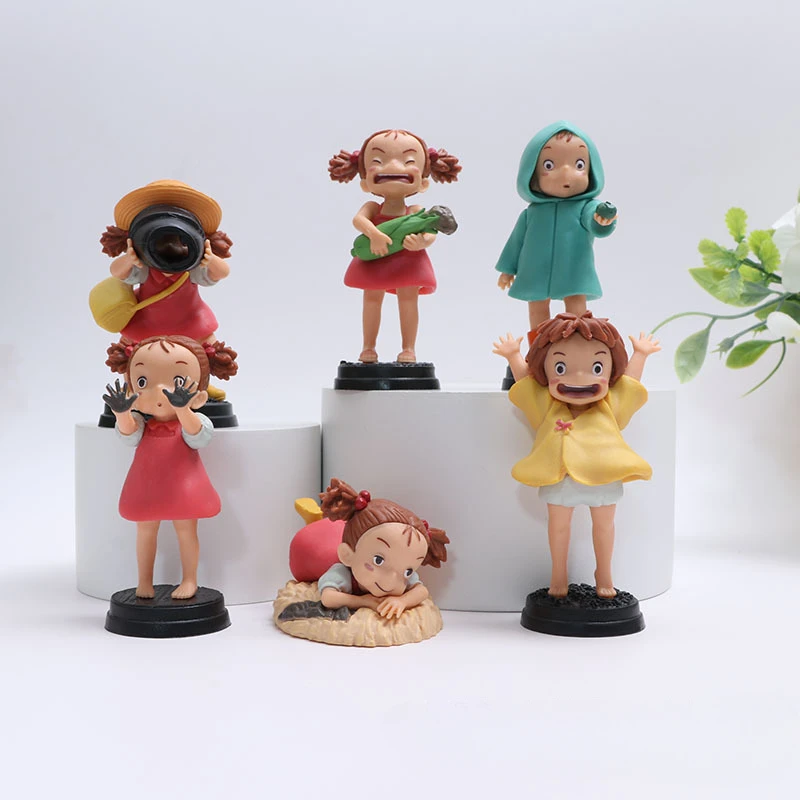 1 unidad de figura de acción de PVC de color aleatorio, modelo de juguete, máquina de muñecas, figura Gashapon para princesa de pez dorado, Color aleatorio