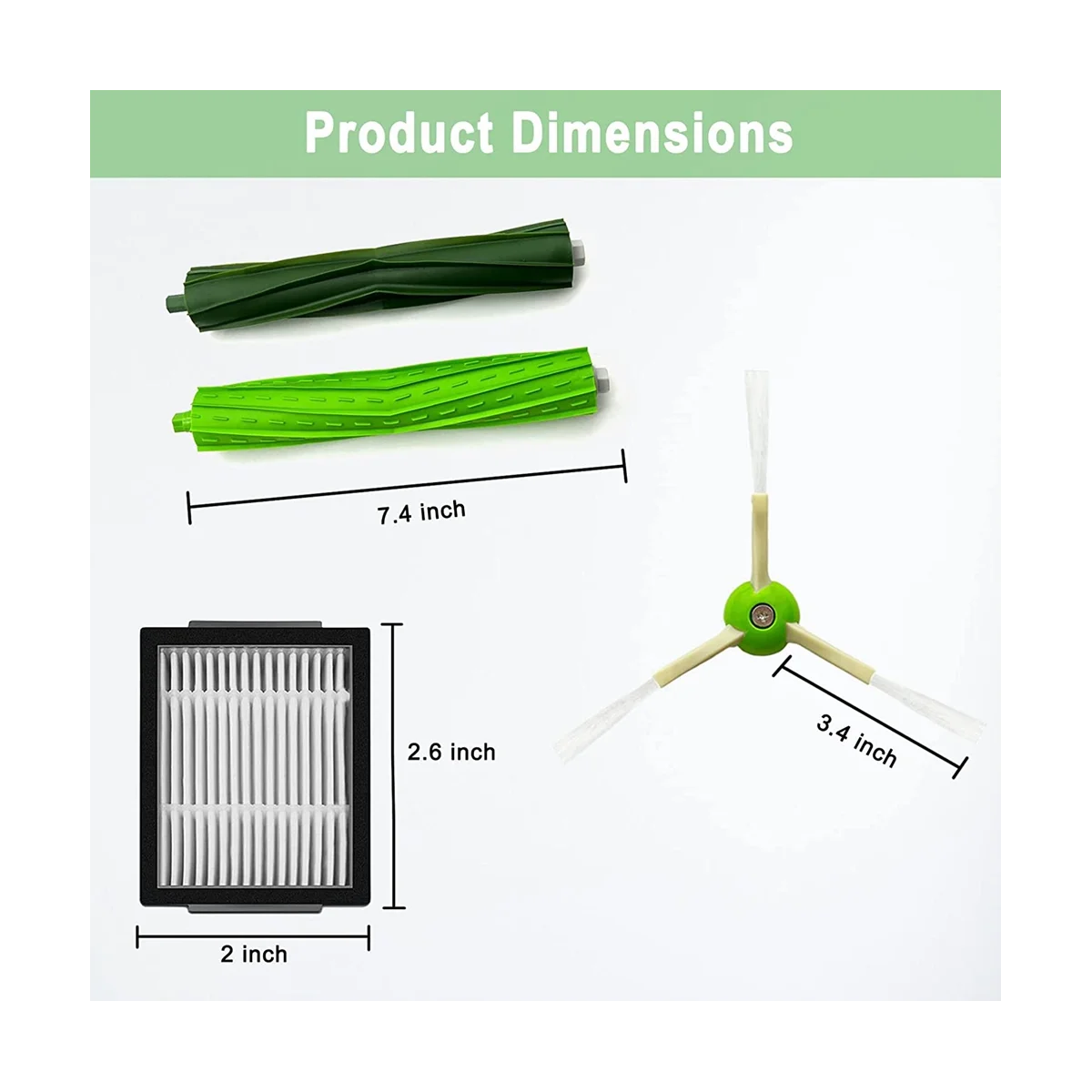 قطع غيار لرومبا j7 j7 +/plus e5 e6 e7 i7 i7 + i7 + i3 i4 i6 i6 + i8