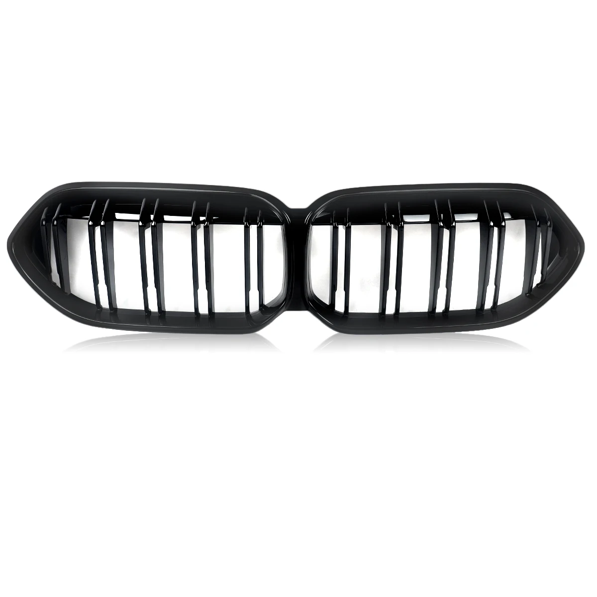 فتاة لسيارات BMW F44 220i 228i Gran Coupe 2020-23 المصد الأمامي الأسود اللامع Kindey Grille Magickit