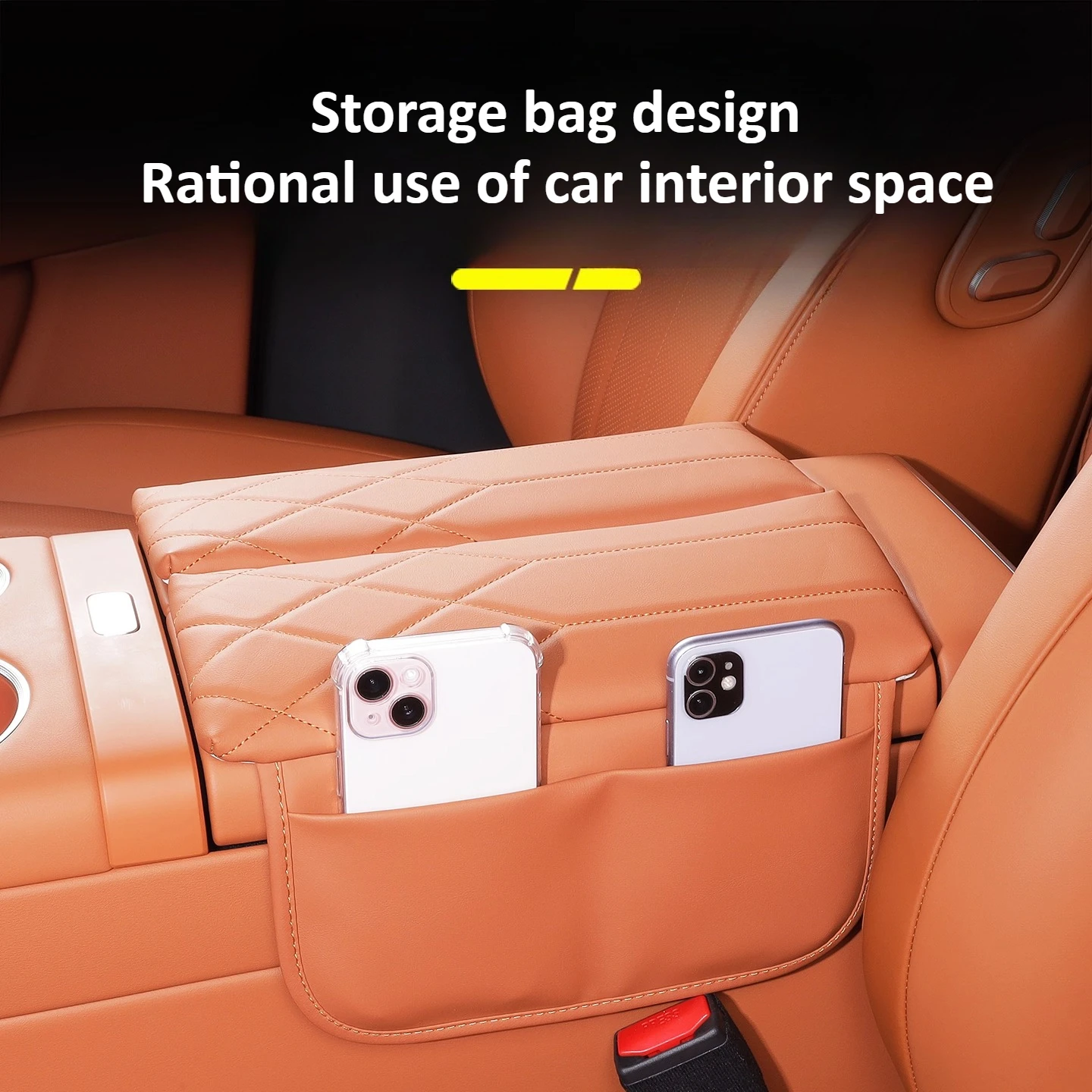 

Для AITO 8 M8 автомобильная центральная консоль, подлокотник, защитная накладка, кожаная подушка для увеличения, подушка с сумкой для хранения, защитные аксессуары