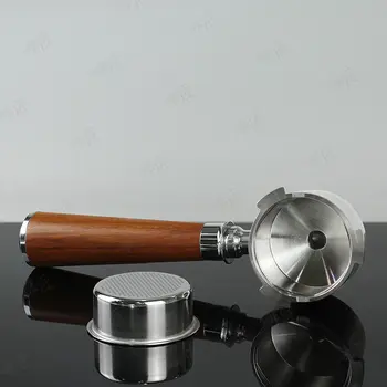 51mm portafiltr pro kávu s dvojitým výlevem Delonghi EC680 EC685 příslušenství pro espresso kávovary náhradní filtrační košík nástroje barista 8 nejlepší prodej Příslušenství k DeLonghi EC685 - №1