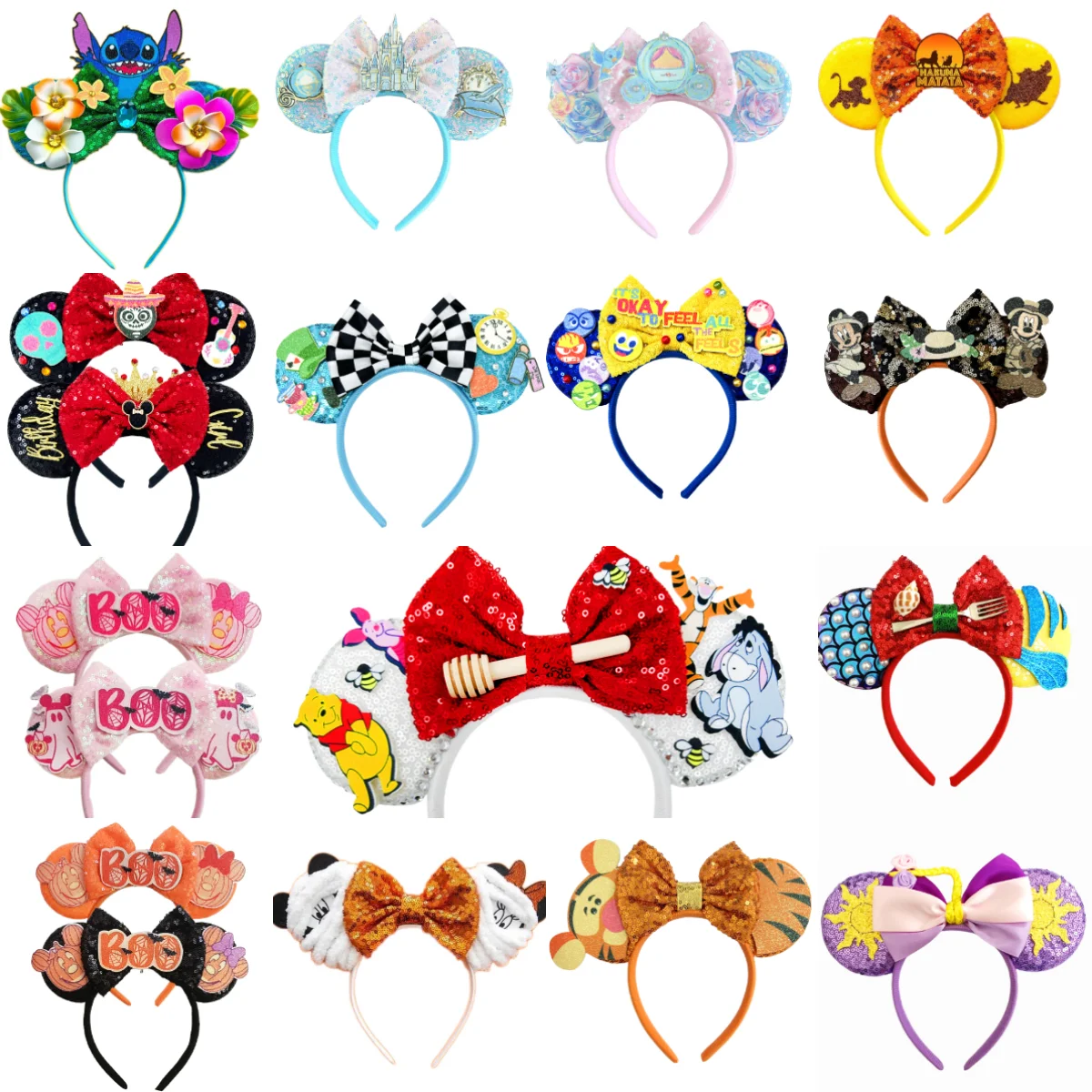 Mickey Mouse Ears Headband Christmas Halloween Birthday Holiday Party Girl Hair Accessories For Women Hairband Kids Headwear