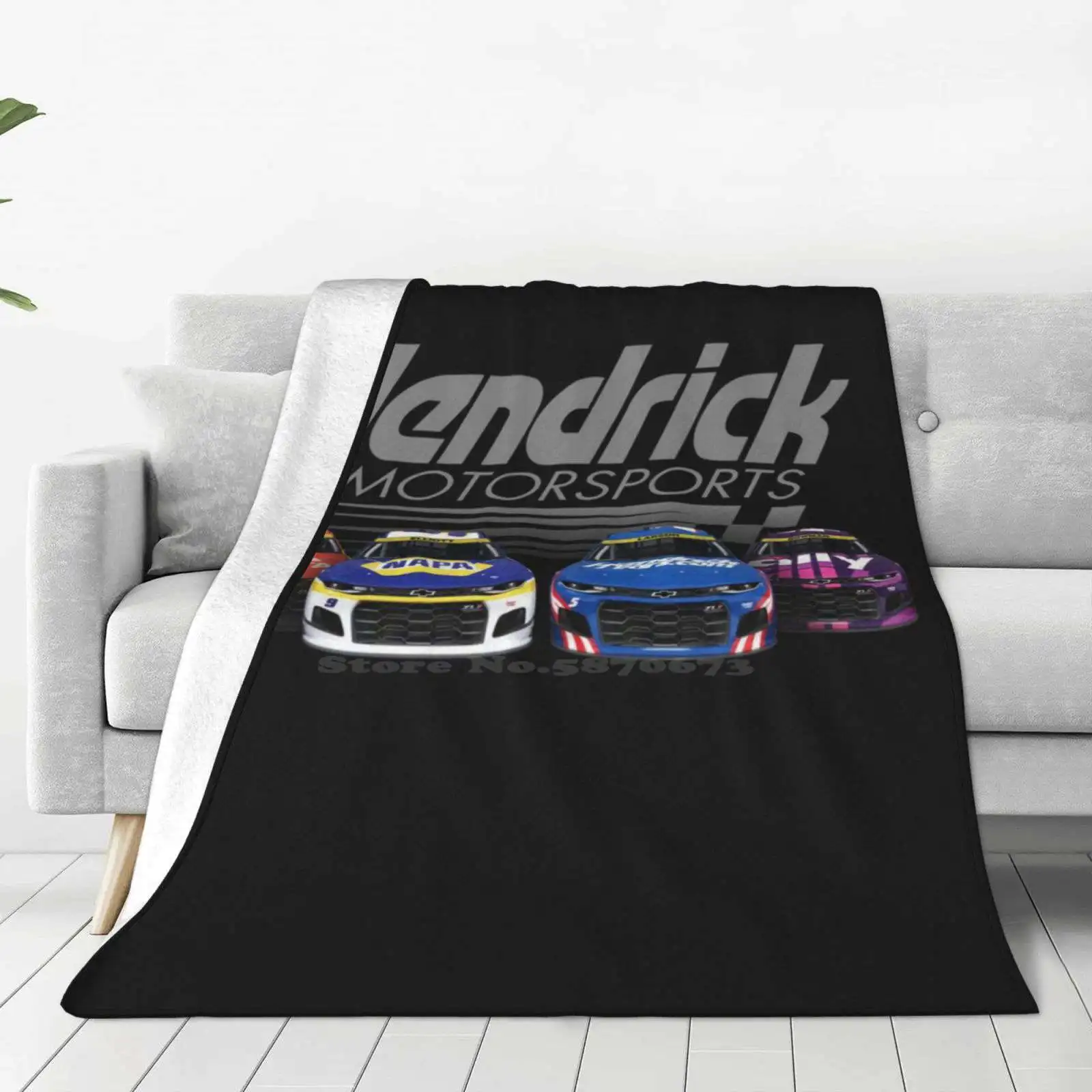 Hendrick Motorsports 2021 Playoffs Edition / New Selling Custom Print Flannel Soft Blanket Chase Elliott Kyle Larson Alex