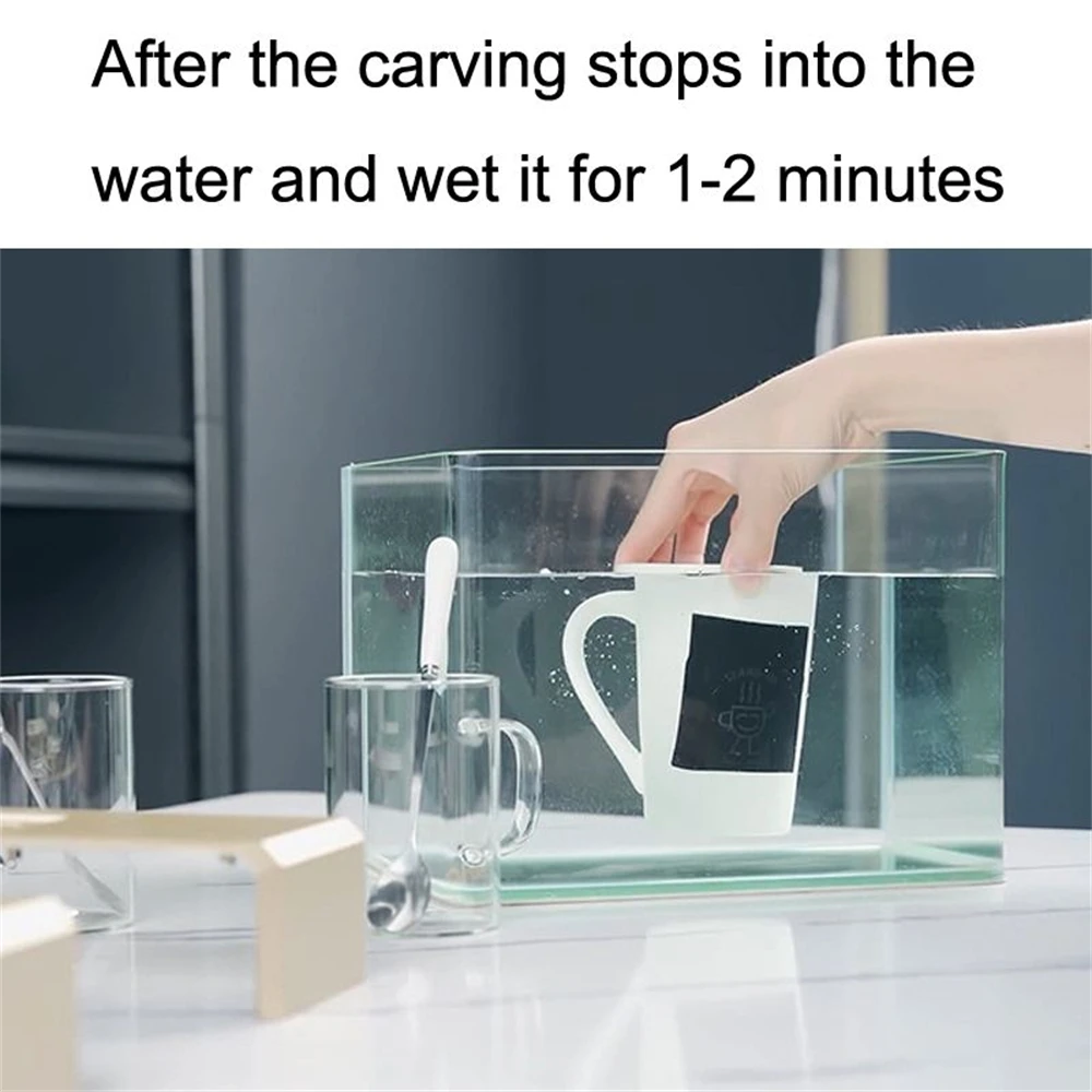 10PCS Laser Engraving Marking Paper for Laser Engraver Machine Laser Engraving Tools for Ceramics Glass Ceramic Tiles Metal