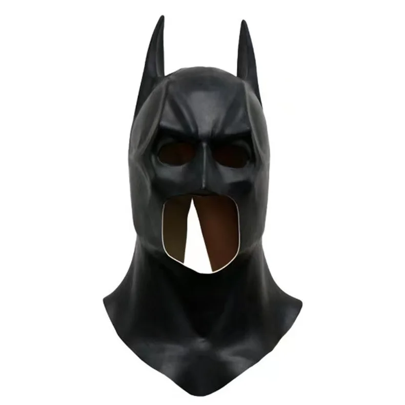 Only Mask Superhero Bat Mask Cosplay Costume  Gotham Man Knights Face Mask Halloween Costume for Adult