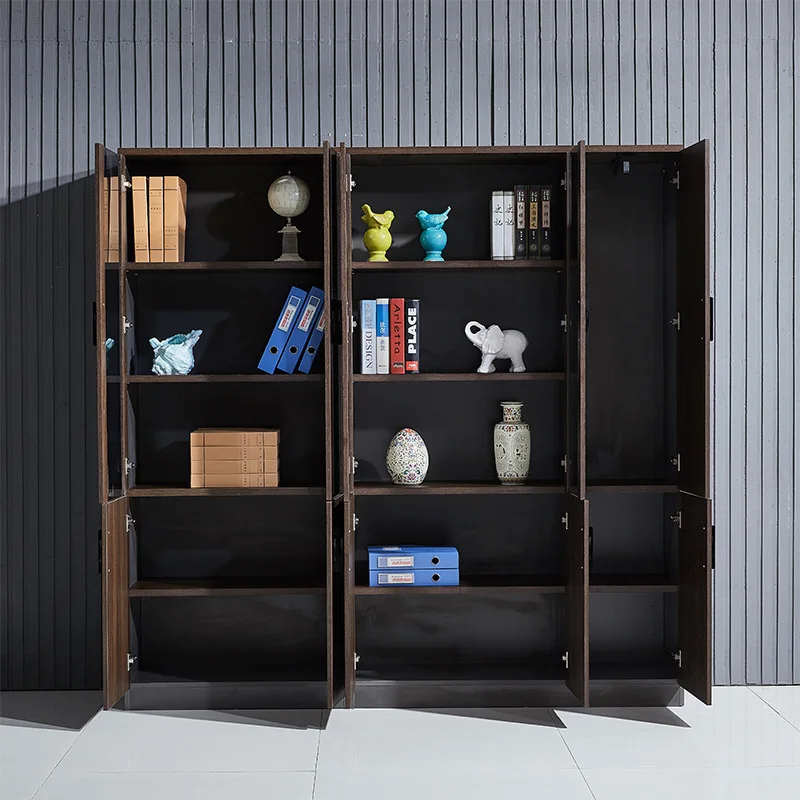 Office file cabinet type push-pull file cabinet modern simple bookcase counter cabinet four-door locker