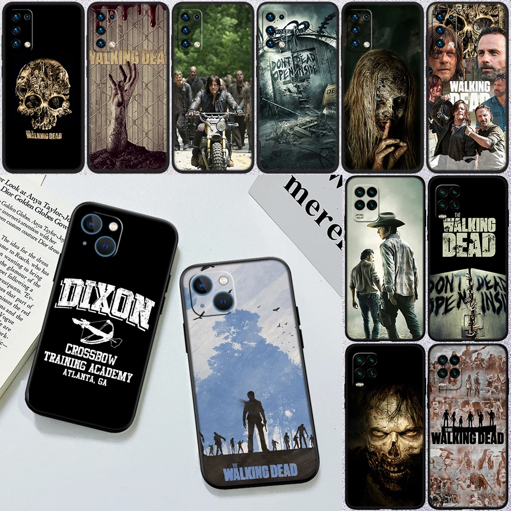 AD50 TWD The Walking Dead, Nueva Funda de Alta Gama para iPhone SE X XS XR 16E 17 11 Pro Max 8 7 6 6s Plus Air