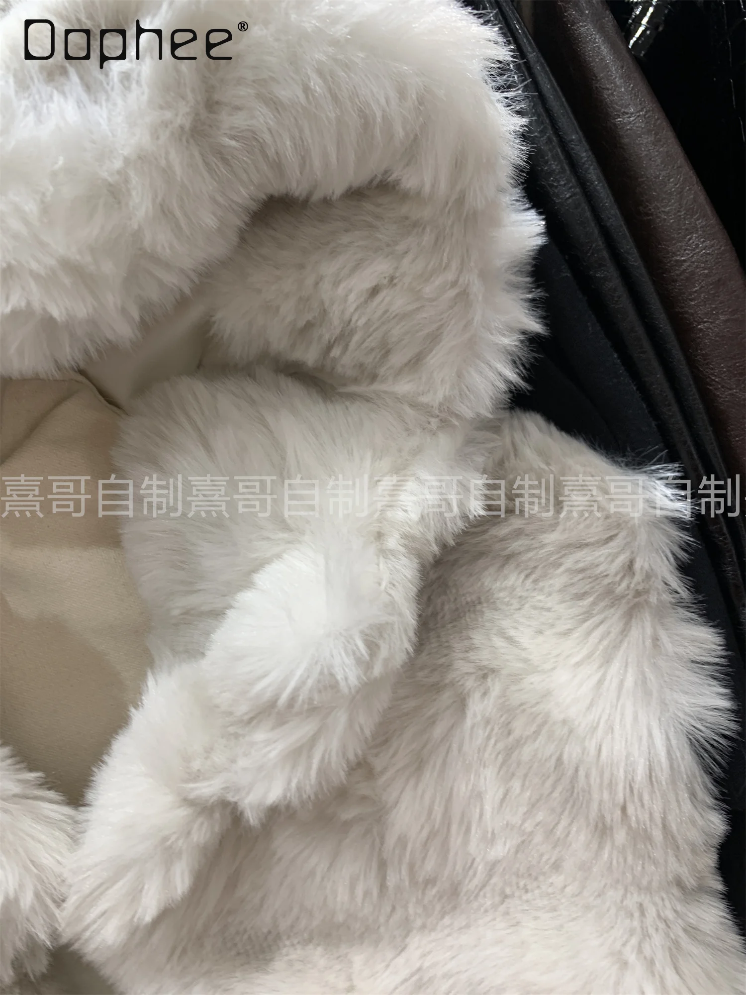 Autumn Winter New Korean Fashion Versatile Slim Sleeveless Hooded Vest Eco-Friendly Fur Coat Women Trendy Warm Faux Fur Vest