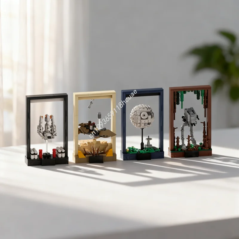 656 قطعة MOC SW الأصلي ثلاثية سطح المكتب المشارك نموذج بناء هدية الكريسماس كتل اللعب العمارة لتقوم بها بنفسك التعليم الإبداعي للأطفال #1