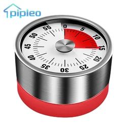 Stainless Steel Visual Timer Kitchen Timer Manual Countdown Mechanical Cooking Timer Cooking Shower Study Stopwatch Timer New