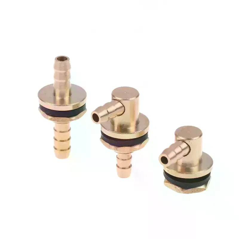 Oil Fuel Nipple Inlet Outlet Oil Nozzle Filler For RC Model Tank DIY Accessories Copper
