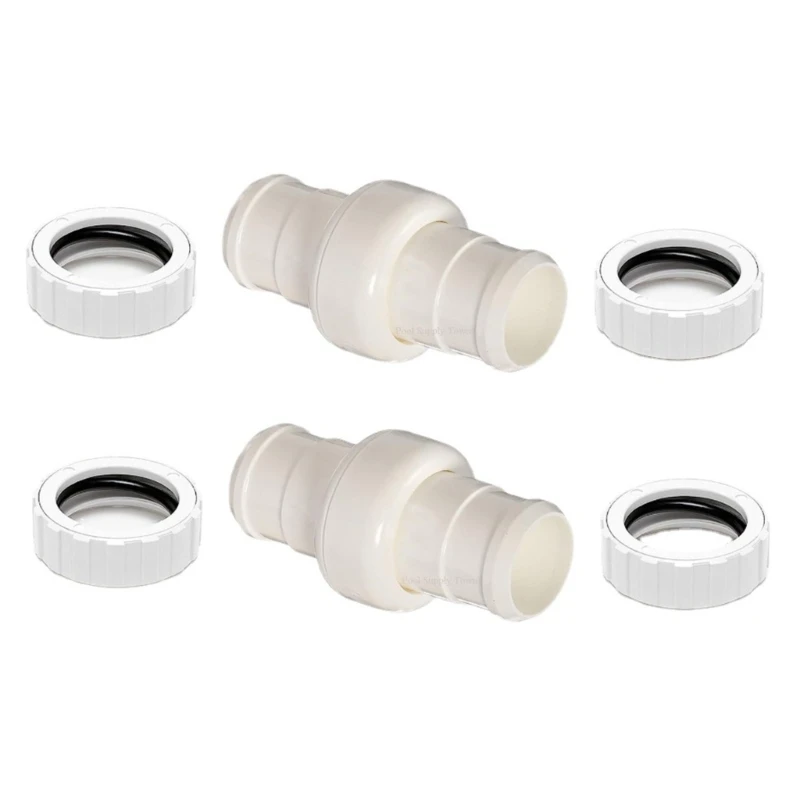 

2 Sets Pool Cleaner Hose Swivel 9-100-3002 Hose Nut Combo Replace For Zodiac 360