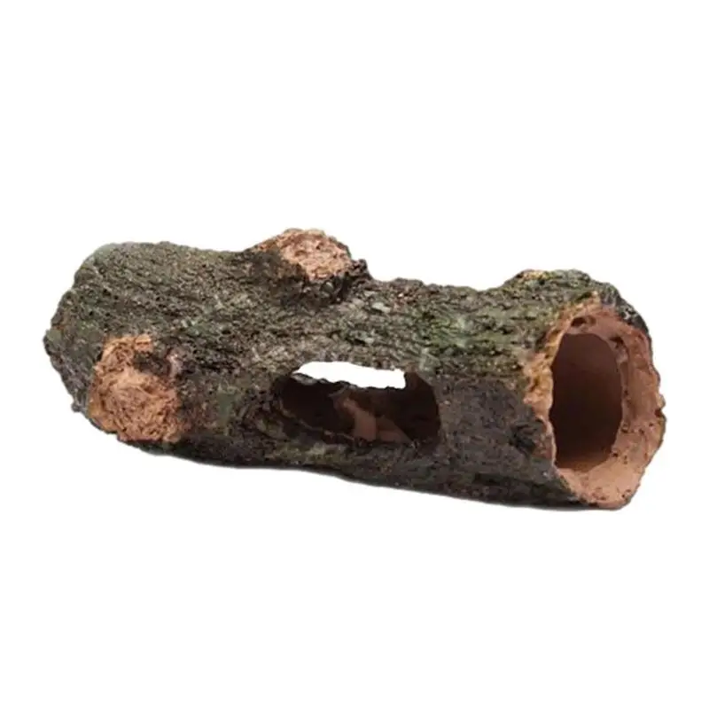 Aquarium Decorations Hollow Trees Ornament For Aquarium Landscape Aquarium Tree Stump Rock Hollow Cave Stone For Cichlid Betta